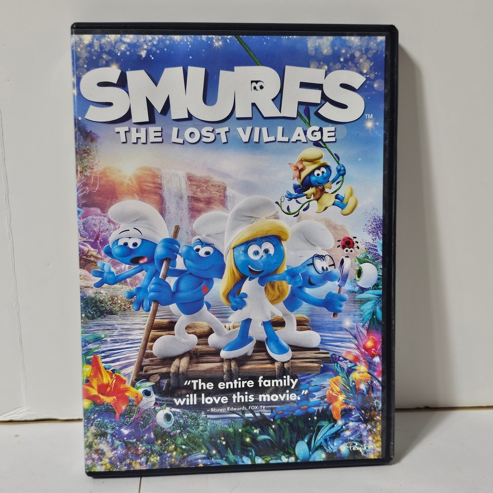 Smurfs The Lost Village DVD 2017 Animated Family Movie Sony Pictures PG